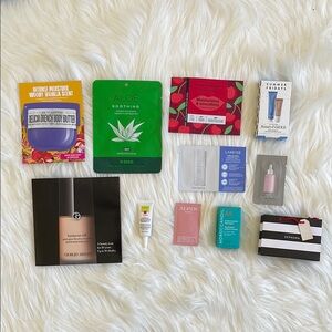 Sephora Skincare and Make up samples - Summer Fridays MoroccanOil Dermalogica